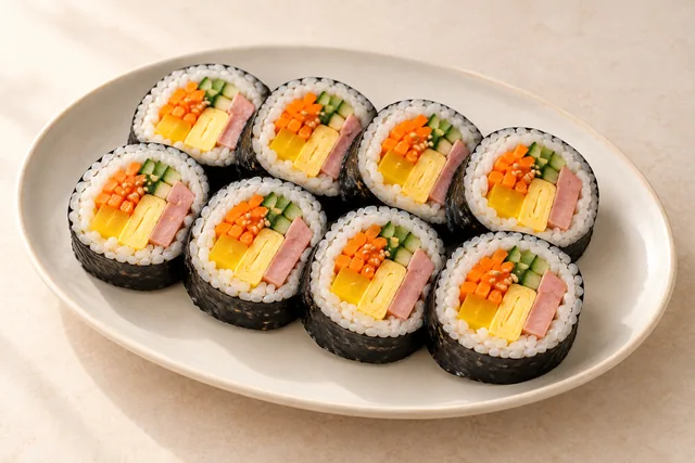김밥 · AI로 생성한 완성 예시