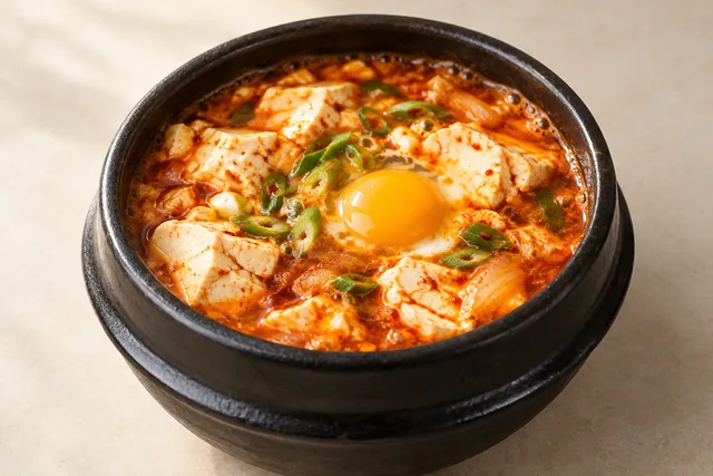 순두부찌개 · AI로 생성한 완성 예시