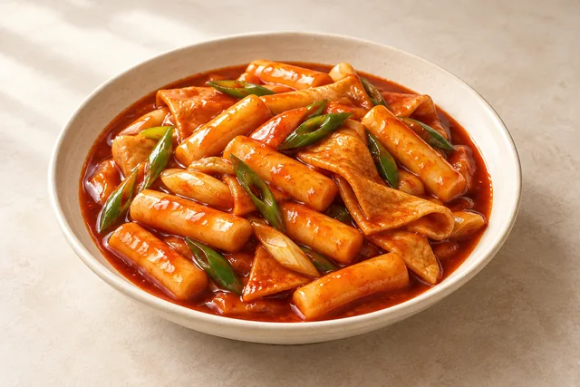 떡볶이 · AI로 생성한 완성 예시